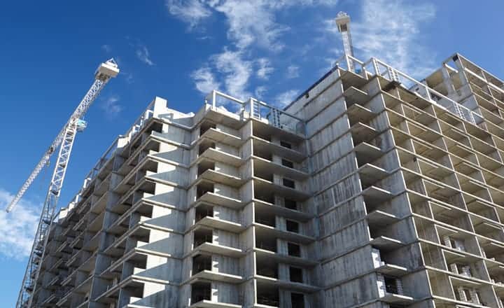 construcción de un edificio para venta del sector inmobiliario